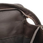 Bottega Veneta Intrecciato Business Briefcase Documents Purse Leather Brown — view 8