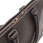 Bottega Veneta Intrecciato Business Briefcase Documents Purse Leather Brown — view 4