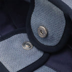 Chanel Deauville GM 2-Way Chain Tote Logo Shoulder Canvas Leather Blue — view 7