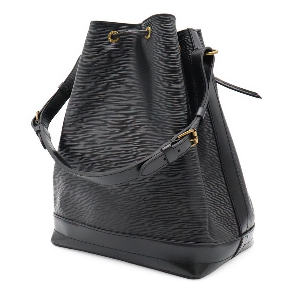 Louis Vuitton Epi Noe Shoulder Bag Drawstring Noir Black Gold — view 2