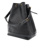Louis Vuitton Epi Noe Shoulder Bag Drawstring Noir Black Gold — view 2