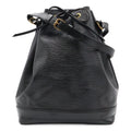 Louis Vuitton Epi Noe Shoulder Bag Drawstring Noir Black Gold