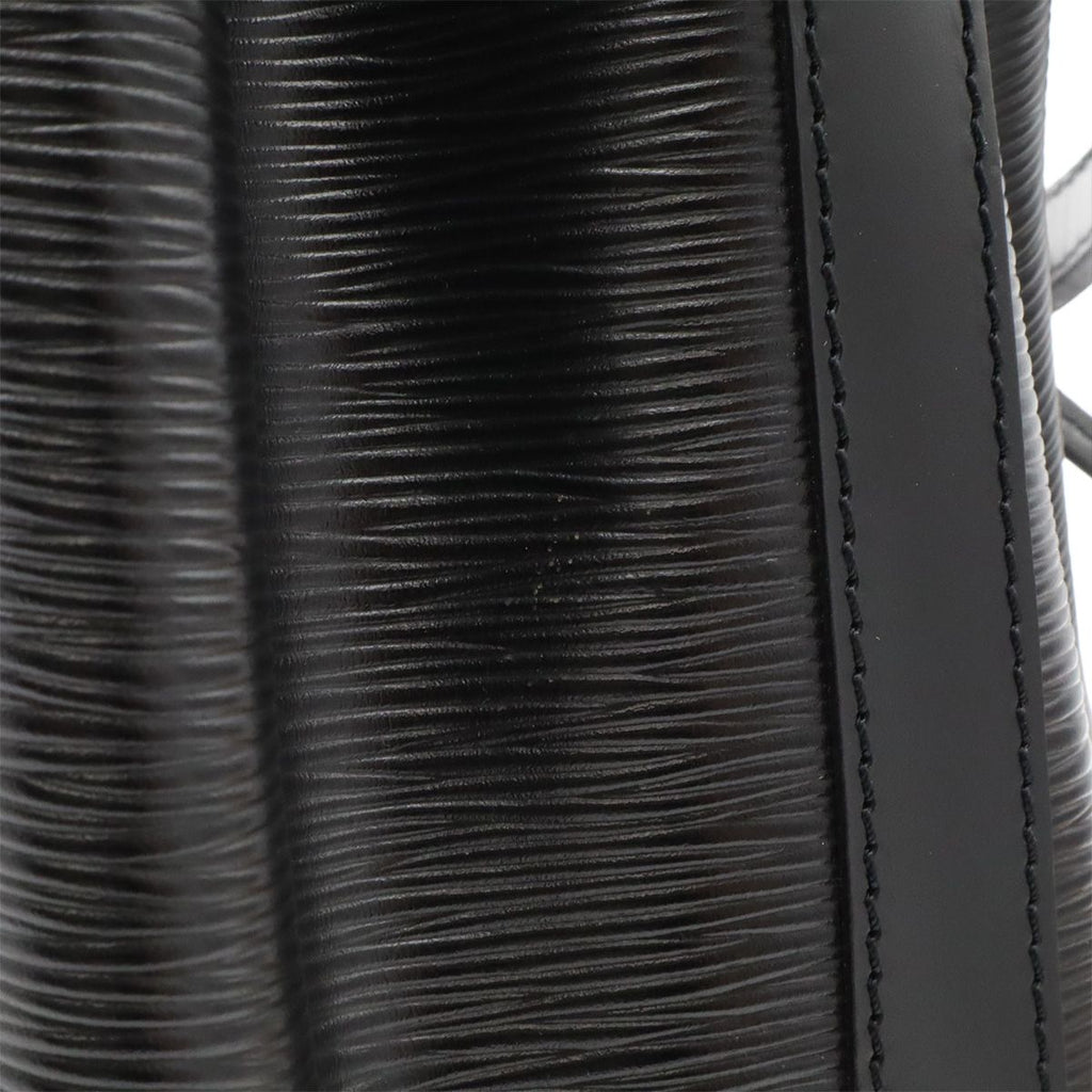 Louis Vuitton Epi Noe Shoulder Bag Drawstring Noir Black Gold — view 6
