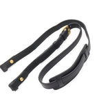 Prada Vitello Daino 2-Way Shoulder Bag Stripe Nero Black Gold — view 9