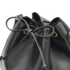 Louis Vuitton Epi Noe Shoulder Bag Drawstring Noir Black Gold — view 4