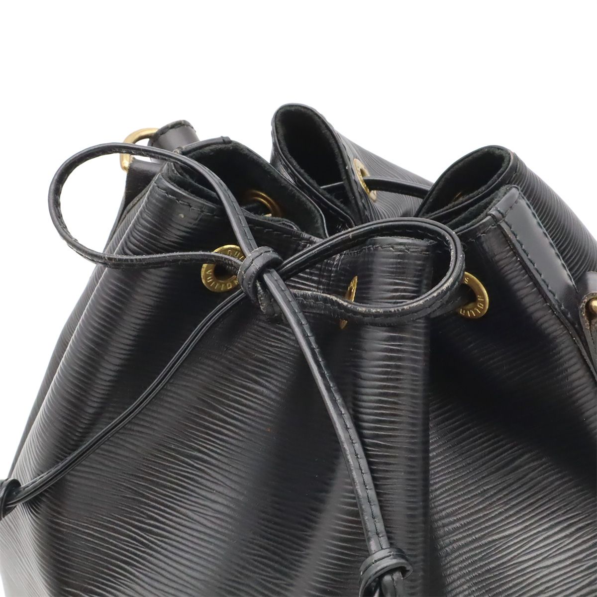 Louis Vuitton Epi Noe Shoulder Bag Drawstring Noir Black Gold — view 4