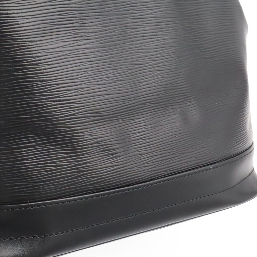 Louis Vuitton Epi Noe Shoulder Bag Drawstring Noir Black Gold — view 9
