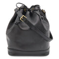 Louis Vuitton Epi Noe Shoulder Bag Drawstring Noir Black Gold