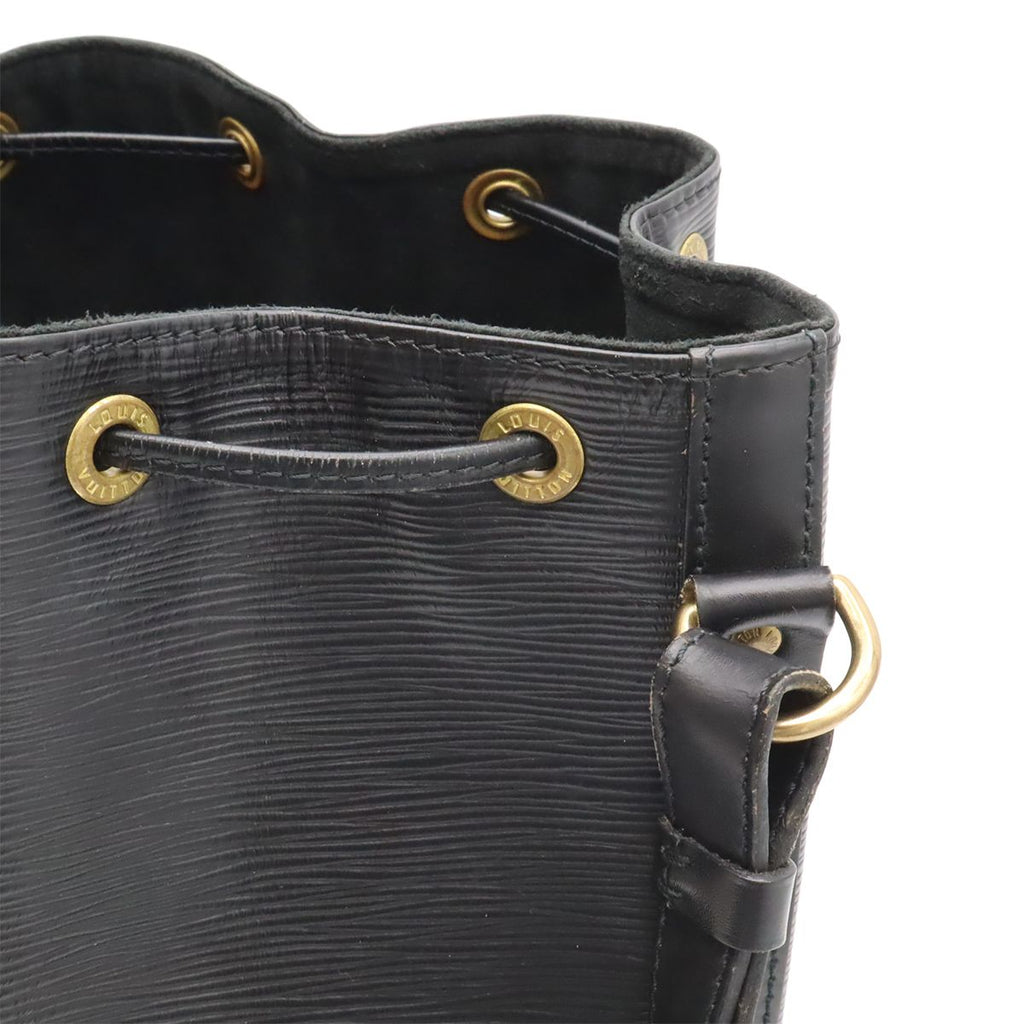 Louis Vuitton Epi Noe Shoulder Bag Drawstring Noir Black Gold — view 6