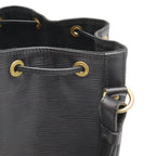 Louis Vuitton Epi Noe Shoulder Bag Drawstring Noir Black Gold — view 6
