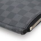 Louis Vuitton Damier Graphite Poche Document Briefcase Case Clutch — view 3