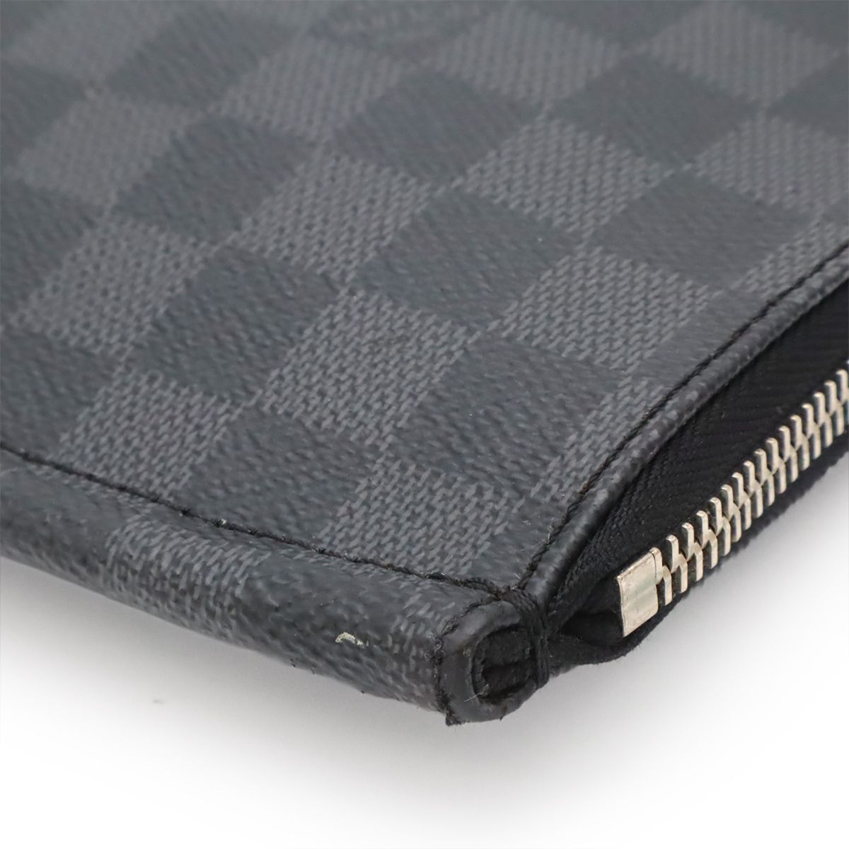 Louis Vuitton Damier Graphite Poche Document Briefcase Case Clutch — view 3