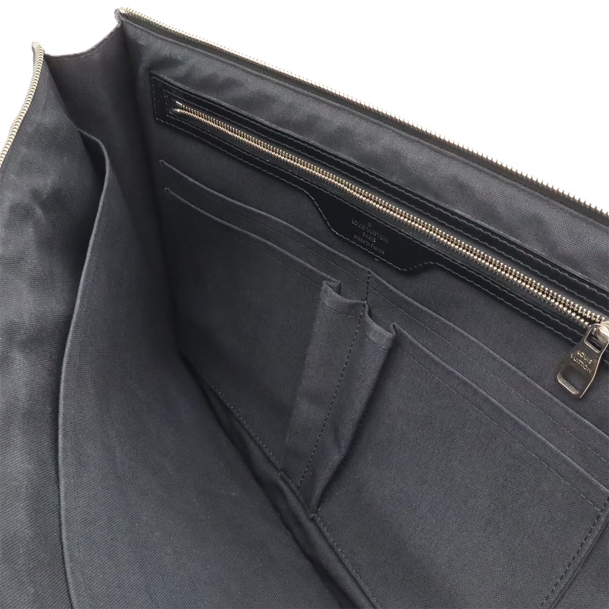 Louis Vuitton Damier Graphite Poche Document Briefcase Case Clutch — view 5