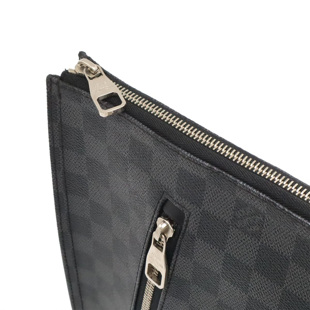 Louis Vuitton Damier Graphite Poche Document Briefcase Case Clutch — view 4