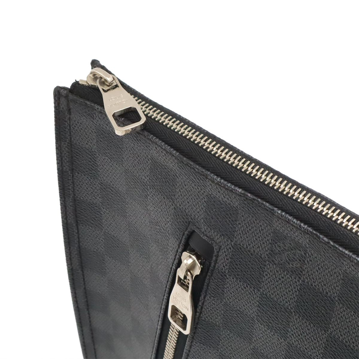 Louis Vuitton Damier Graphite Poche Document Briefcase Case Clutch — view 4