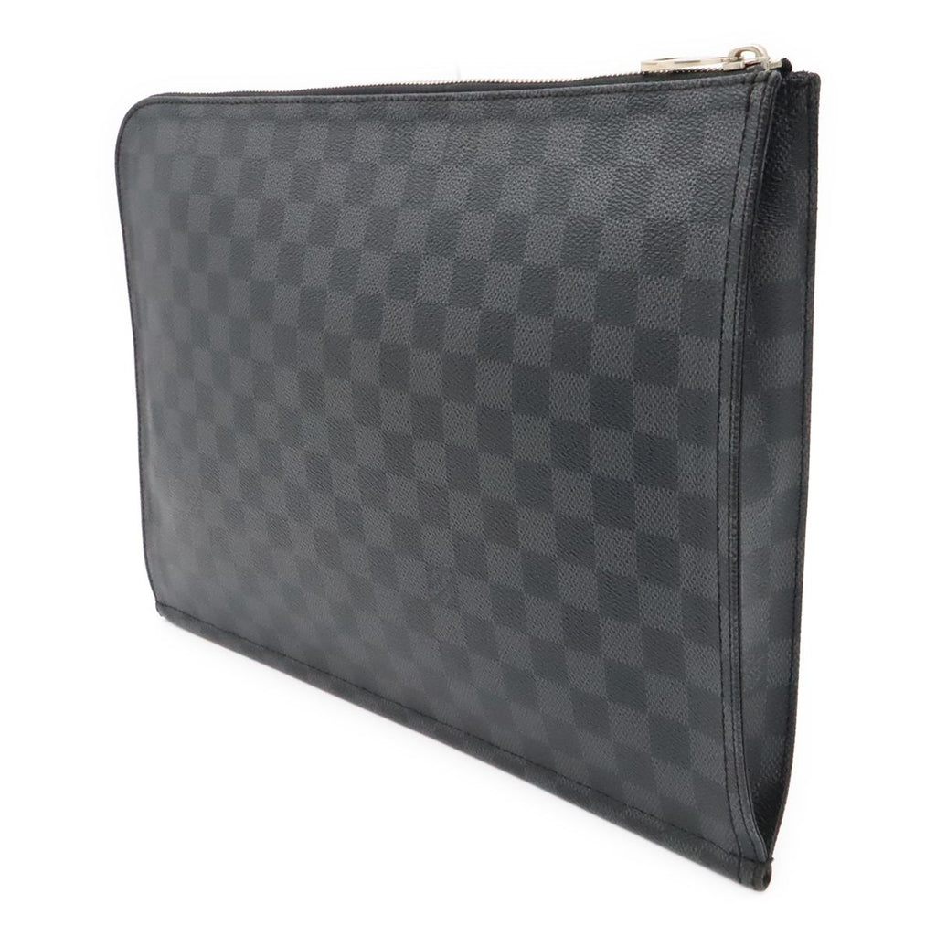 Louis Vuitton Damier Graphite Poche Document Briefcase Case Clutch — view 2