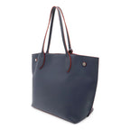 Louis Vuitton Lockme Go Tote Shoulder Turnlock Leather Marine Rouge Navy Silver — view 2
