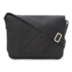 Louis Vuitton Damier Geant Petit Messager Shoulder Bag Crossbody Canvas Noir
