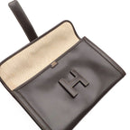 Hermes Jije PM Clutch Business Leather Dark Brown — view 6