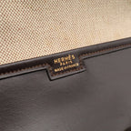 Hermes Jije PM Clutch Business Leather Dark Brown — view 7