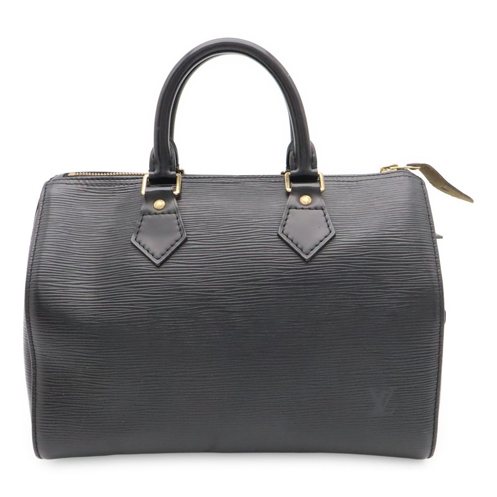 Louis Vuitton Epi Speedy 25 Mini Boston Bag Noir Black Gold