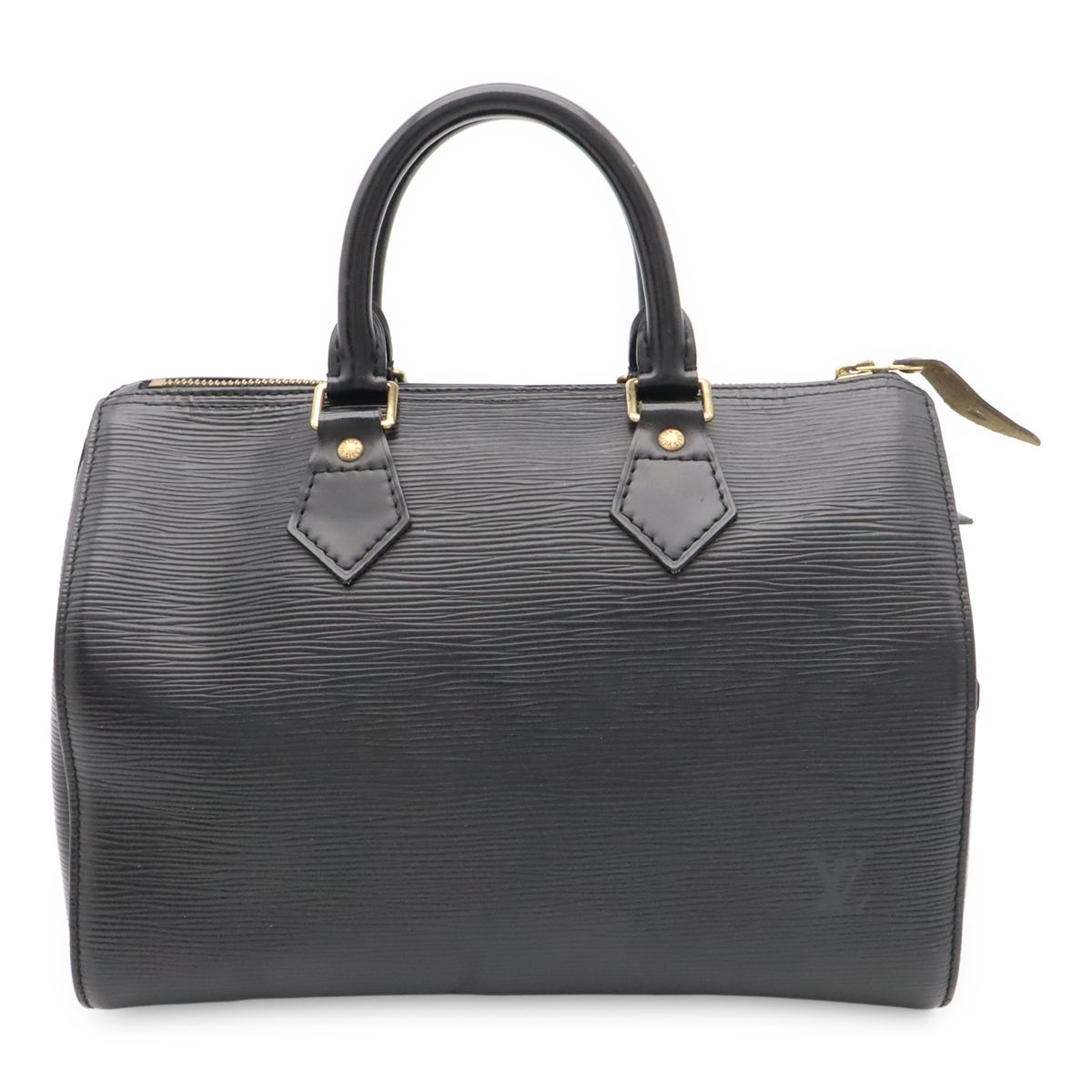 Louis Vuitton Epi Speedy 25 Mini Boston Bag Noir Black Gold