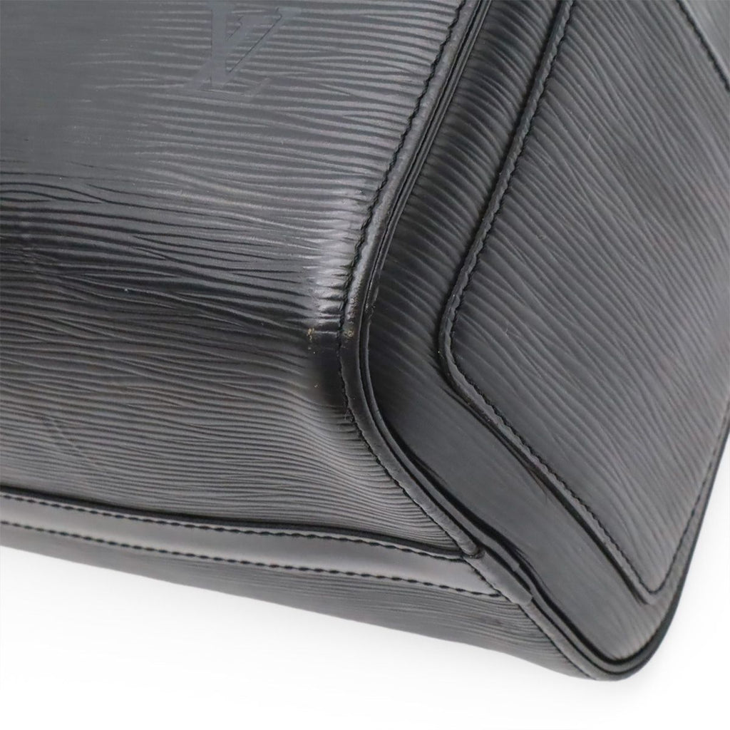 Louis Vuitton Epi Speedy 25 Mini Boston Bag Noir Black Gold — view 3