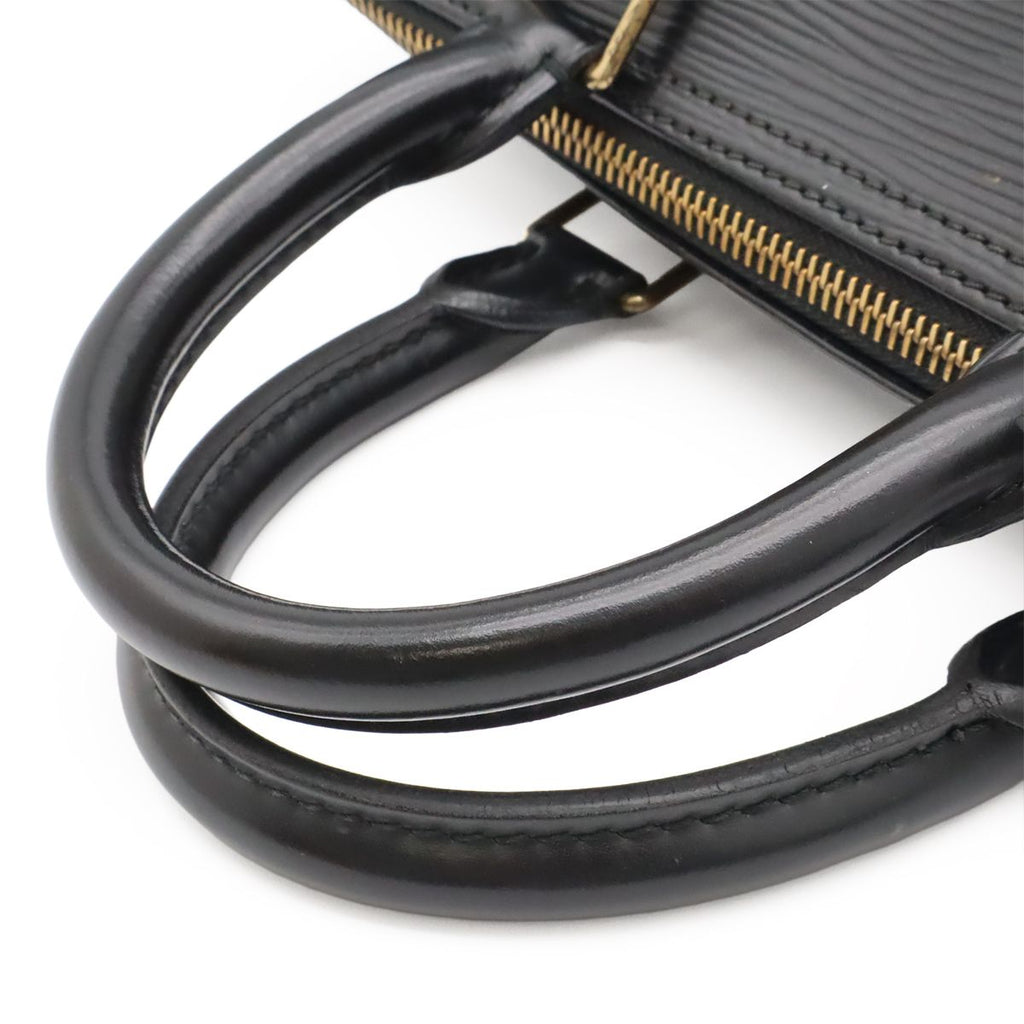 Louis Vuitton Epi Speedy 25 Mini Boston Bag Noir Black Gold — view 4