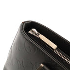 Louis Vuitton Monogram Matte Stockton Tote Shoulder Bag Leather Noir Black — view 5