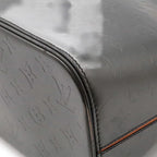 Louis Vuitton Monogram Matte Stockton Tote Shoulder Bag Leather Noir Black — view 3