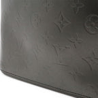 Louis Vuitton Monogram Matte Stockton Tote Shoulder Bag Leather Noir Black — view 7