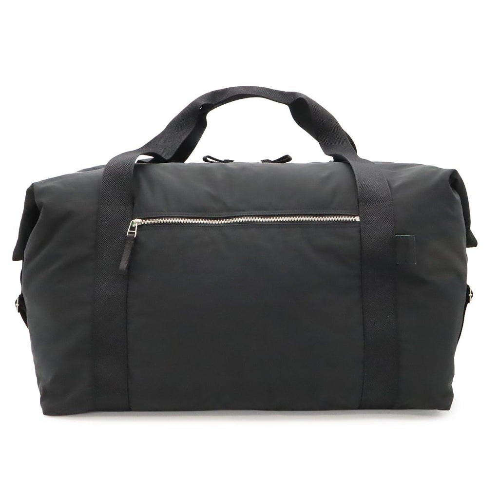 Bottega Veneta Boston Bag 2-Way Nylon Black Green
