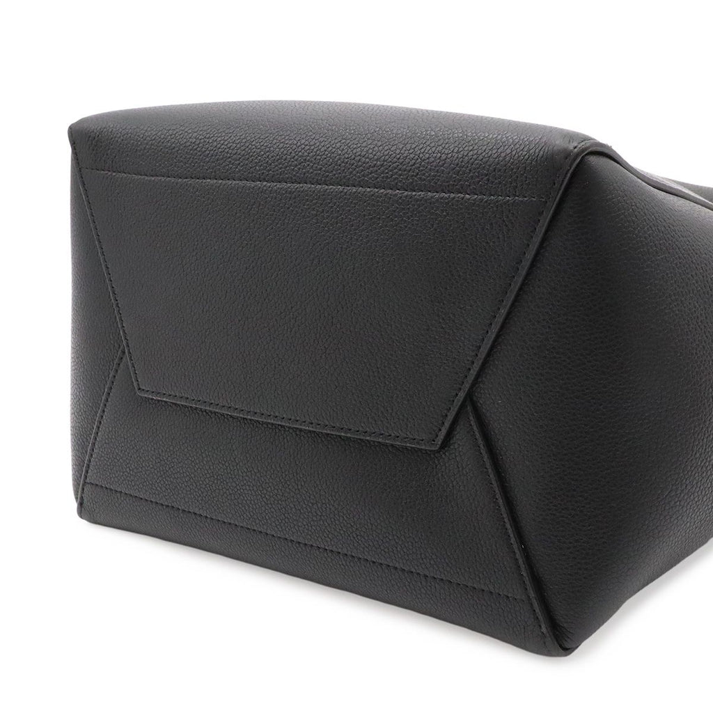Celine Sangles Bucket Shoulder Bag Leather Black Gold — view 6