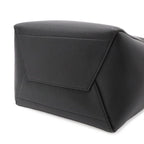 Celine Sangles Bucket Shoulder Bag Leather Black Gold — view 6