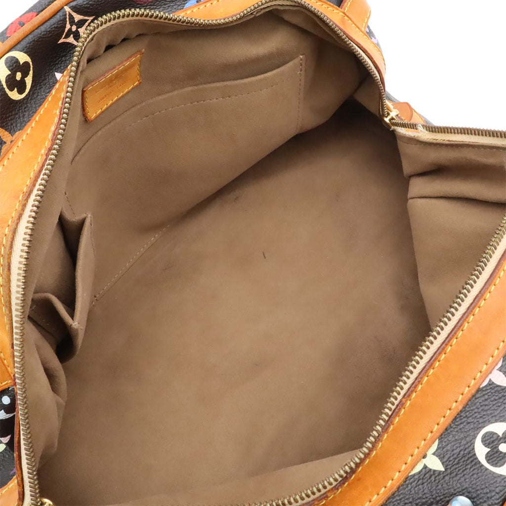 Louis Vuitton Monogram Multicolor Claudia Shoulder Bag Noir Black — view 6