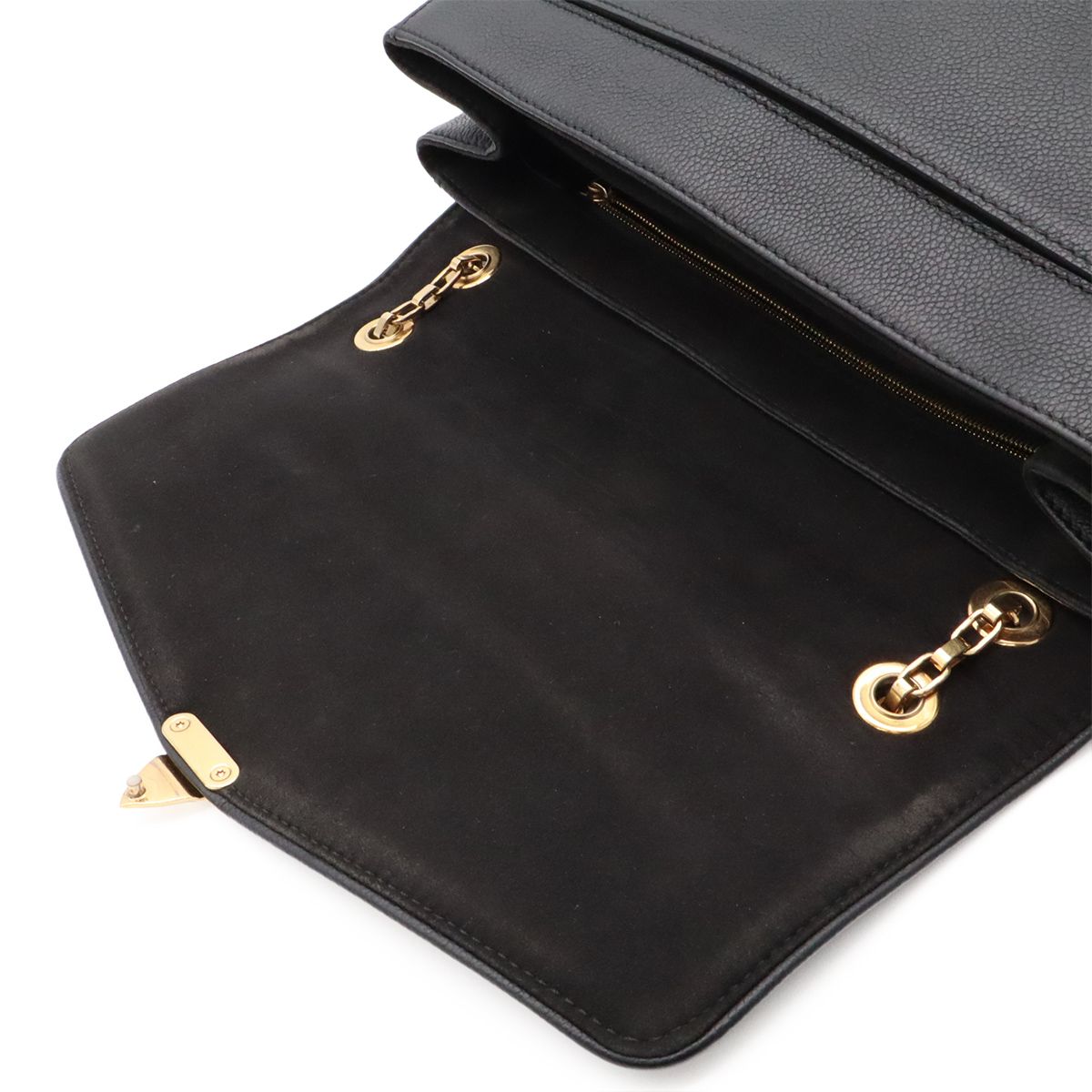 Louis Vuitton Monogram Empreinte Saint Germain MM Chain Shoulder 2-Way Noir — view 7
