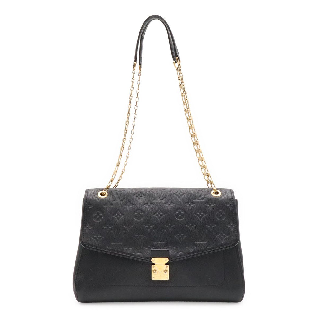 Louis Vuitton Monogram Empreinte Saint Germain MM Chain Shoulder 2-Way Noir