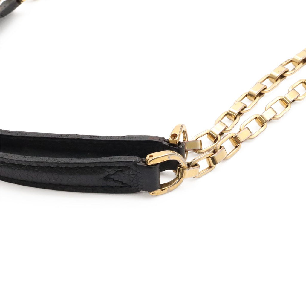 Louis Vuitton Monogram Empreinte Saint Germain MM Chain Shoulder 2-Way Noir — view 4