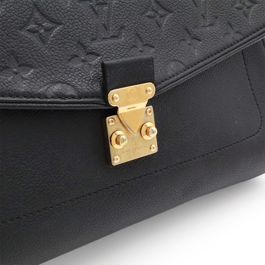 Louis Vuitton Monogram Empreinte Saint Germain MM Chain Shoulder 2-Way Noir — view 5