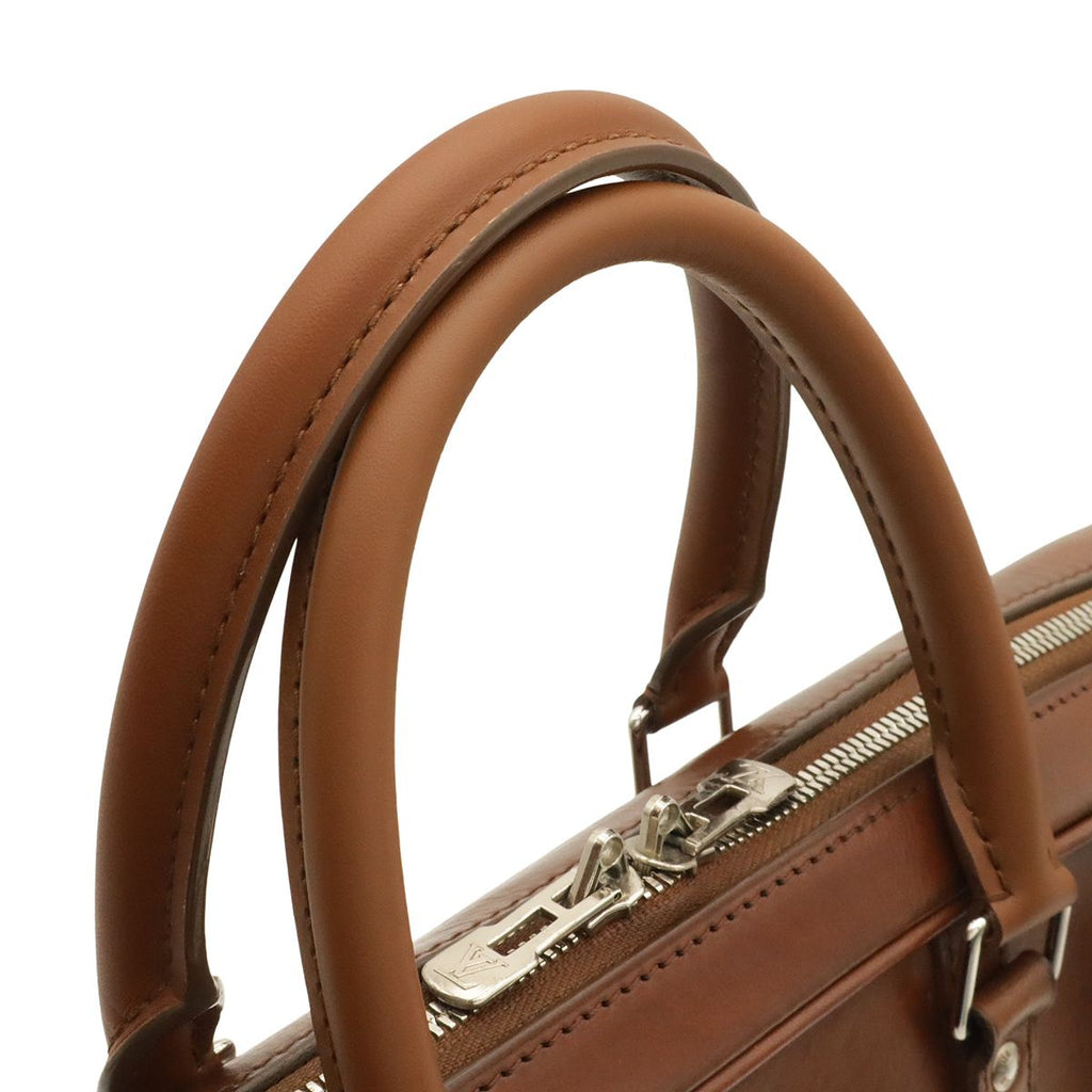 Louis Vuitton Nomad Pdv Porte Documents Voyage Business Briefcase Leather Taba — view 6