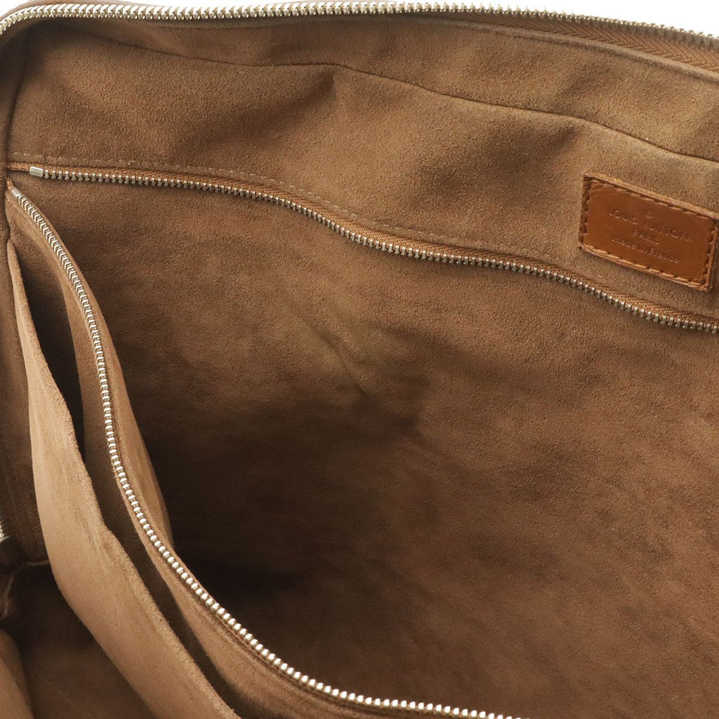 Louis Vuitton Nomad Pdv Porte Documents Voyage Business Briefcase Leather Taba — view 9