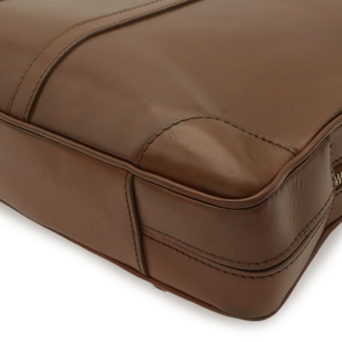 Louis Vuitton Nomad Pdv Porte Documents Voyage Business Briefcase Leather Taba — view 3