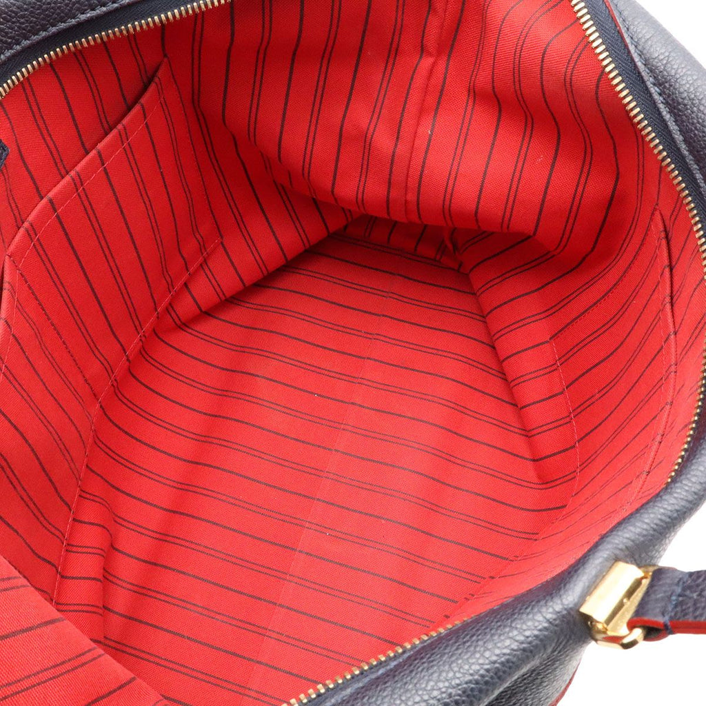 Louis Vuitton Monogram Empreinte Boetie Tote Shoulder Bag Leather Marine Rouge — view 8