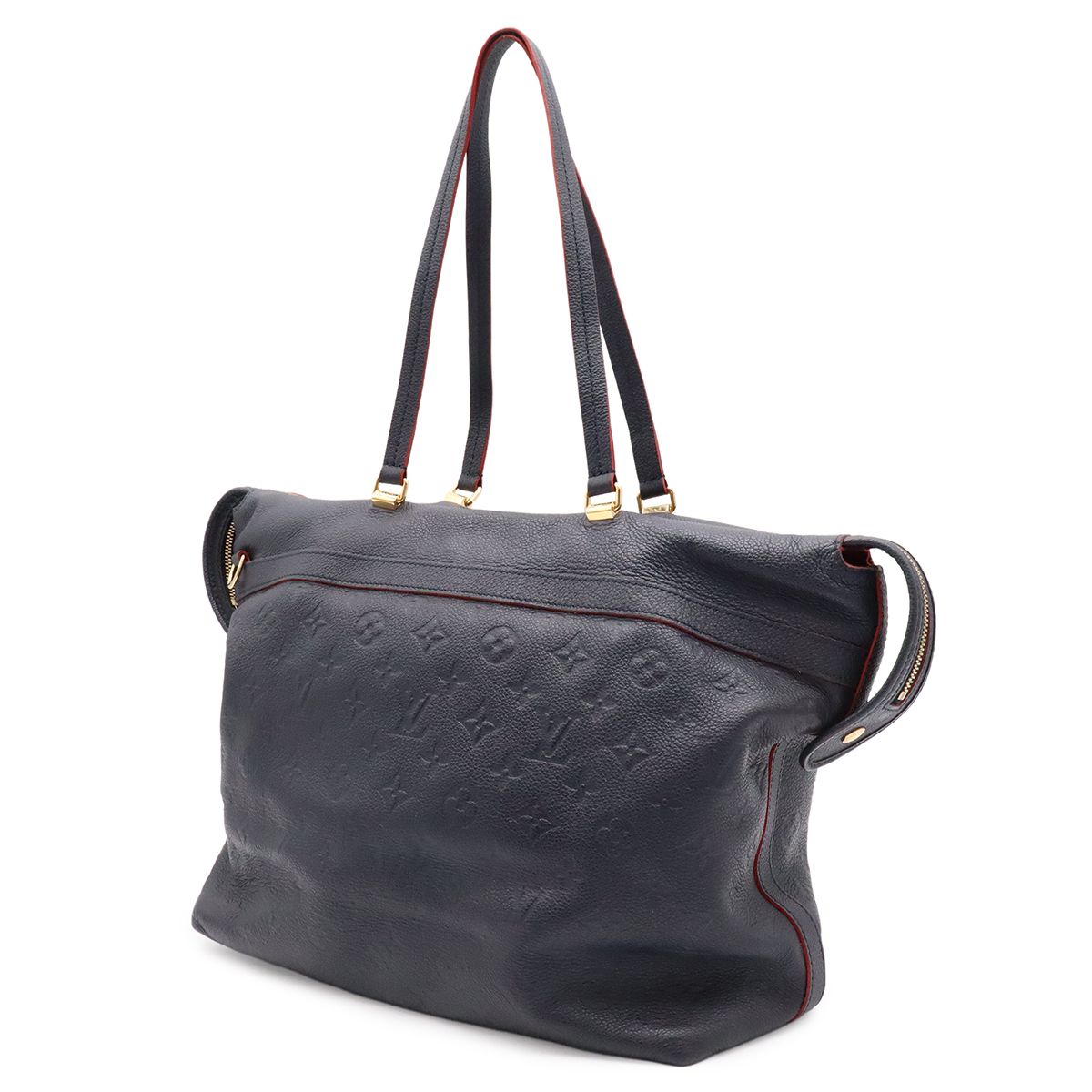 Louis Vuitton Monogram Empreinte Boetie Tote Shoulder Bag Leather Marine Rouge — view 2