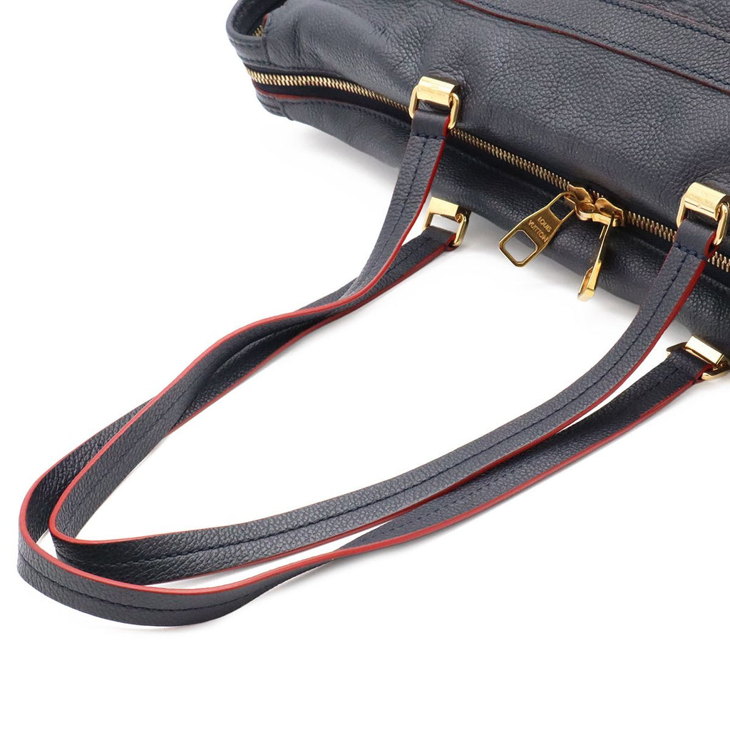 Louis Vuitton Monogram Empreinte Boetie Tote Shoulder Bag Leather Marine Rouge — view 4