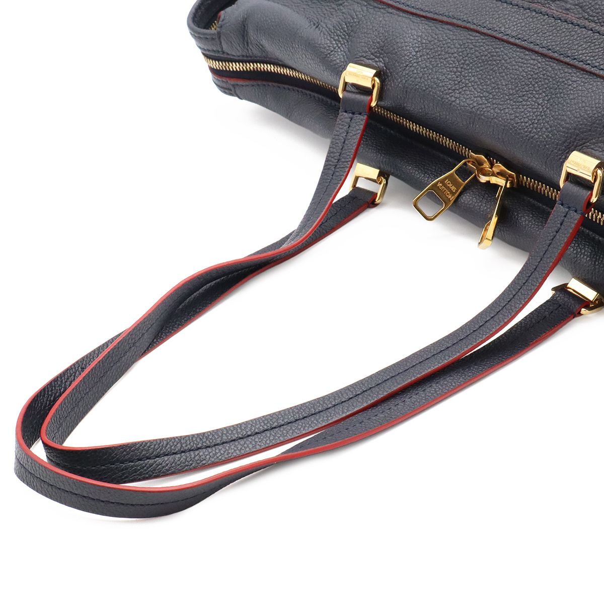 Louis Vuitton Monogram Empreinte Boetie Tote Shoulder Bag Leather Marine Rouge — view 4