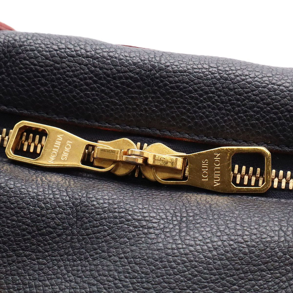 Louis Vuitton Monogram Empreinte Boetie Tote Shoulder Bag Leather Marine Rouge — view 5