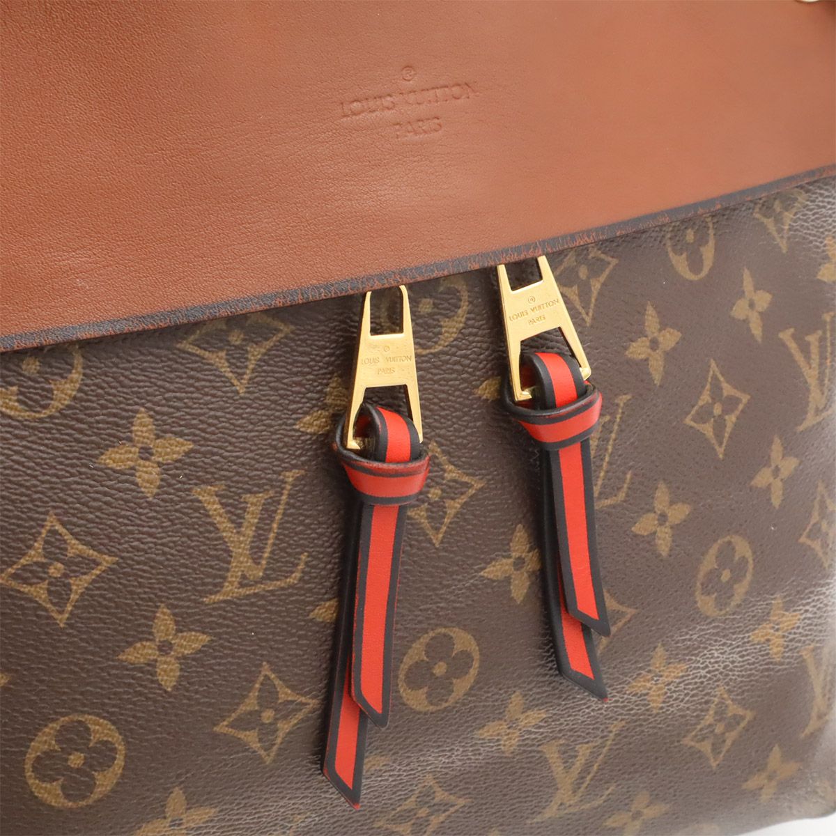 Louis Vuitton Monogram Roulis Besace Shoulder Bag 2-Way Caramel — view 9