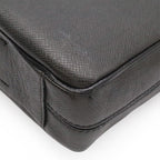 Louis Vuitton Taiga PDB PM Business Briefcase Document Purse Ardoise Black — view 3