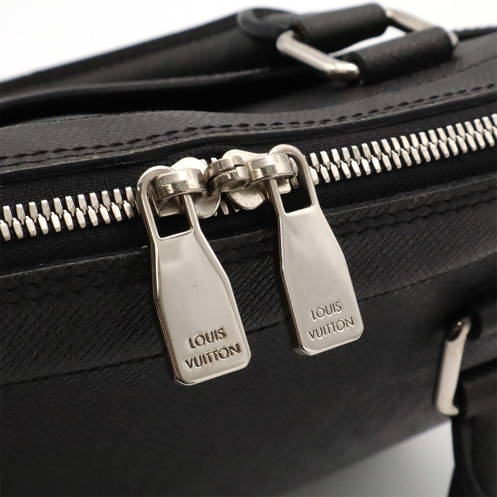 Louis Vuitton Taiga PDB PM Business Briefcase Document Purse Ardoise Black — view 5